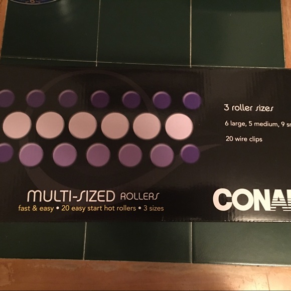 Con Air Multi-Sized Rollers - 20 Piece Set - Curls & Waves - Picture 2 of 4
